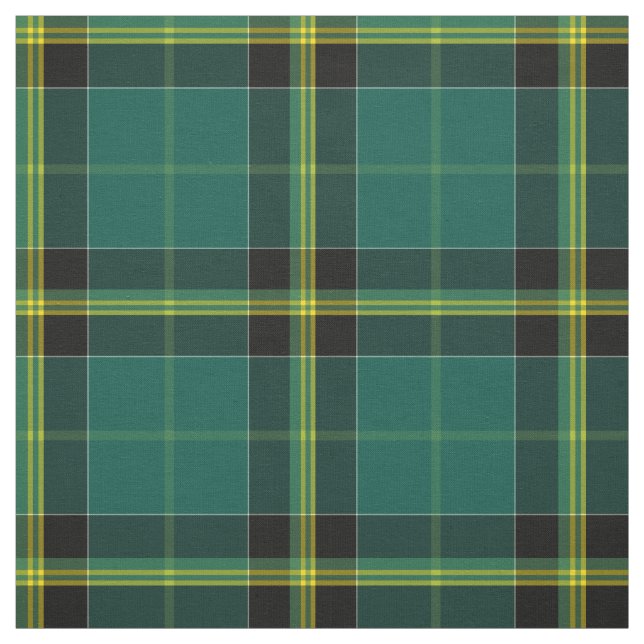 Tissu Duffy Tartan Motif Green Irish Plaid (Échantillon)