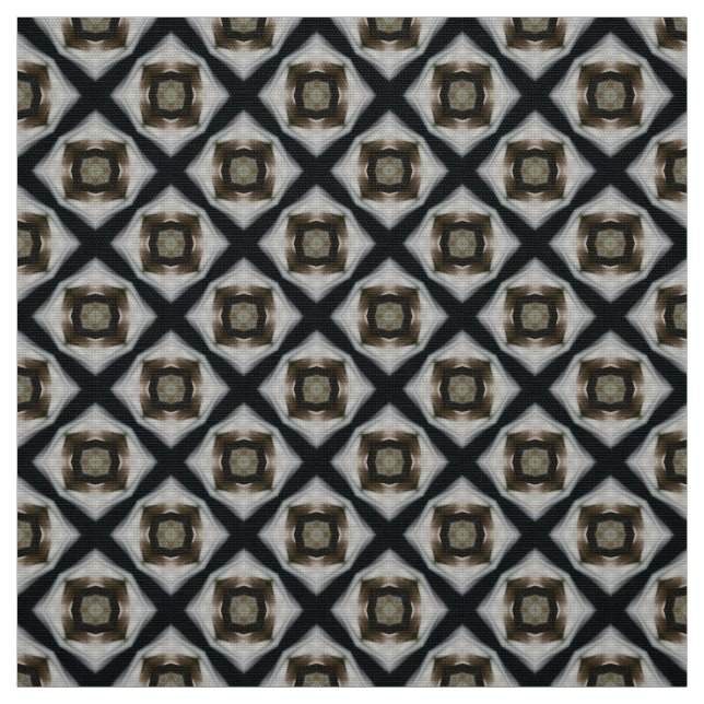 Tissu d'Upholstery Brown et gris clair de qualité  (Échantillon)
