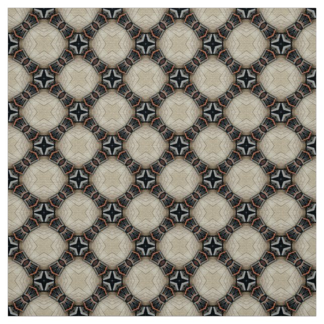 Tissu d'Upholstery jaune et gris foncé (Échantillon)