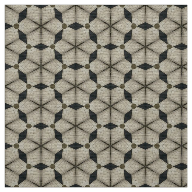 Tissu d'Upholstery rose et noir (Échantillon)