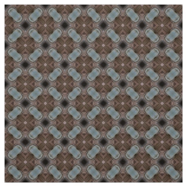 Tissu d'Upholstery rouge châtaigne et bleu doux (Échantillon)