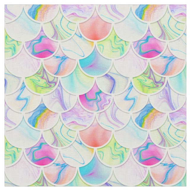 Tissu Échelles arc-en-ciel (Fermer)