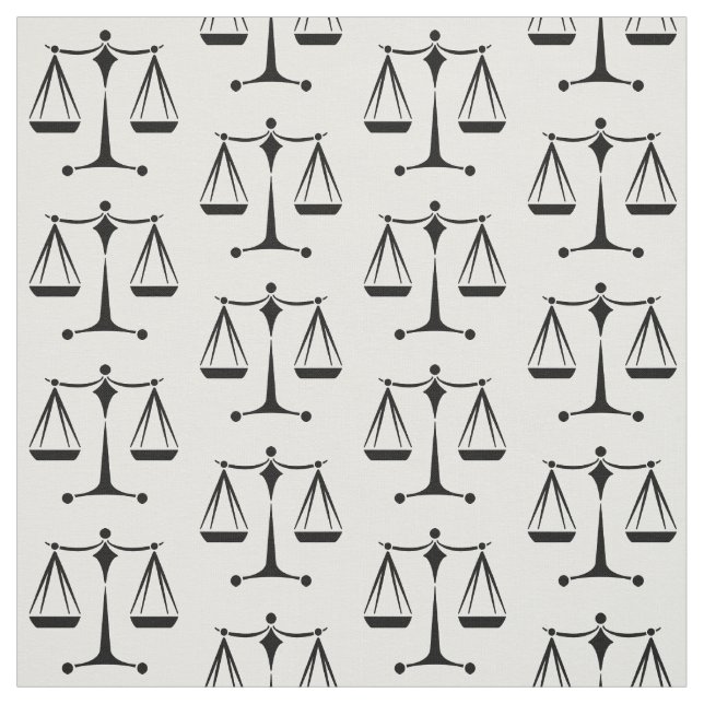 Tissu Échelles classiques de justice | Bureau du droit (Échantillon)