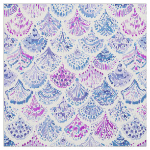 Tissu Échelles de sirène de lavande de PROTECTRICE
