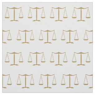 Tissu Échelles d'or de la justice  Avocat