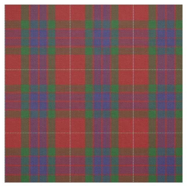 Tissu écossais de plaid de tartan de Fraser de (Échantillon)