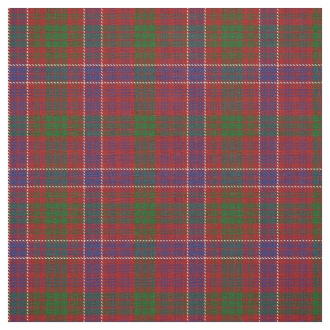 Tissu écossais rouge de plaid de tartan de MacRae (Échantillon)