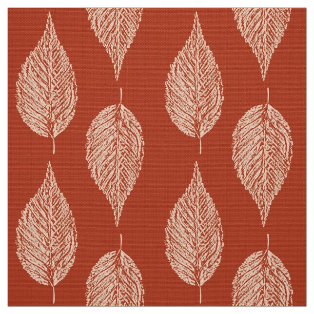 Tissu Écran Feuille de hêtre, Mandarin Orange (Échantillon)