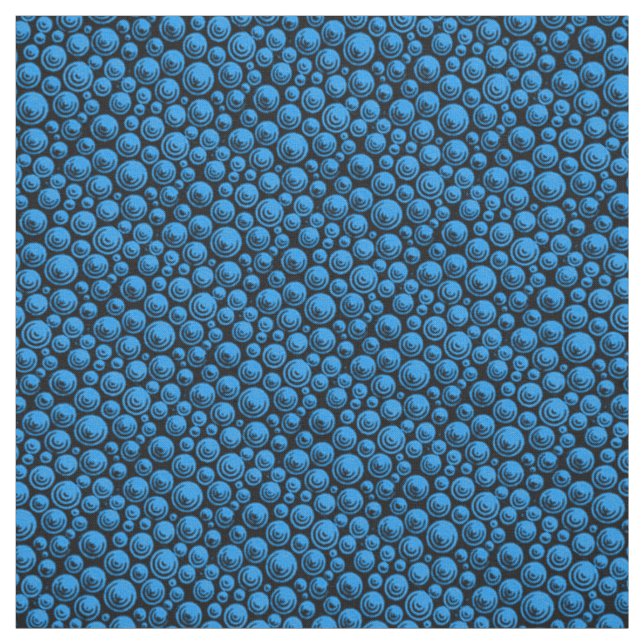 Tissu Écrans en bleu et noir (Échantillon)