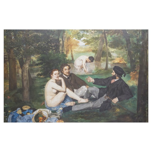 Tissu Edouard Manet - Déjeuner sur l'herbe (Yard)