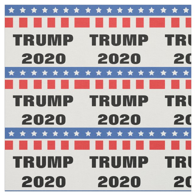 Tissu Élection du président Trump en 2020 (Échantillon)