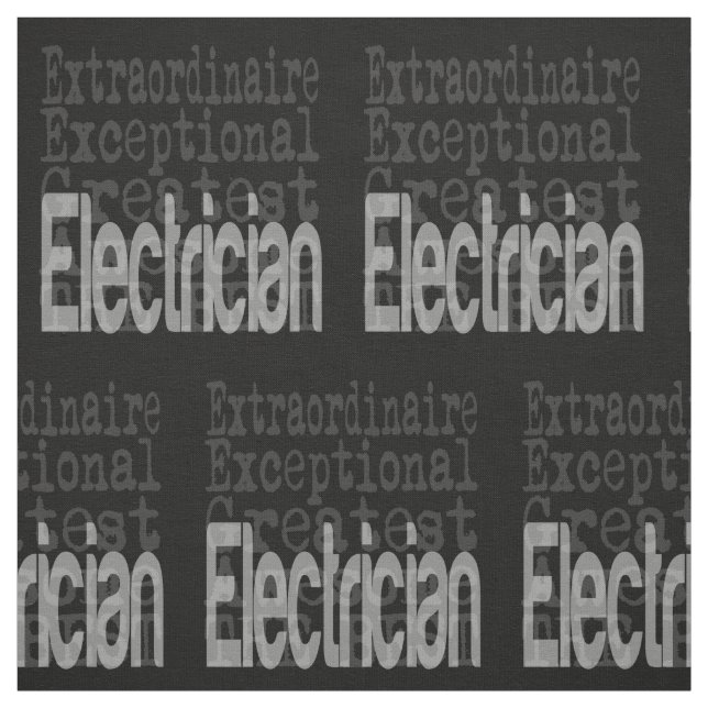 Tissu Electricien Extraordinaire (Échantillon)