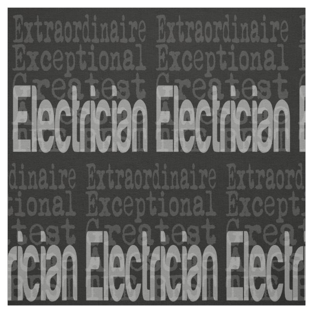 Tissu Electricien Extraordinaire (Échantillon)