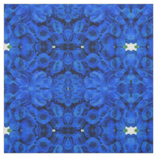 Tissu Elégant bleu rose bleu fleurs bleu bleu bleu flora