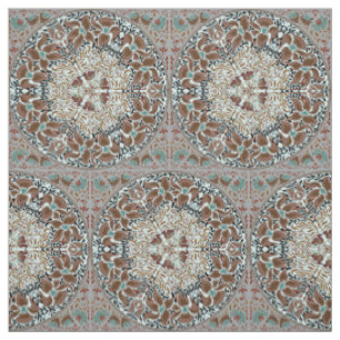Tissu Élégant boho chic motif floral élégant