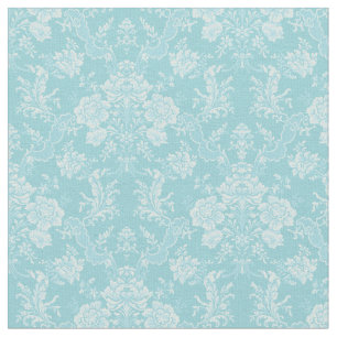 Tissu Élégant Chic Floral Chic Damask-Mint