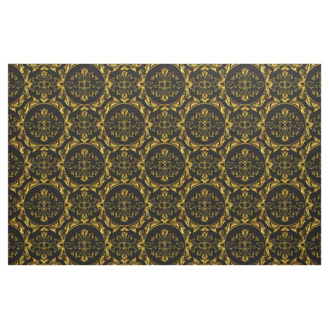 Tissu élégant de damassé (Fat Quarter)