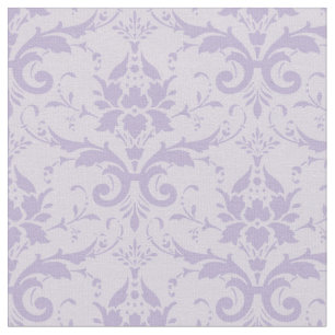 Tissu élégant floral pourpre de damassé de lava