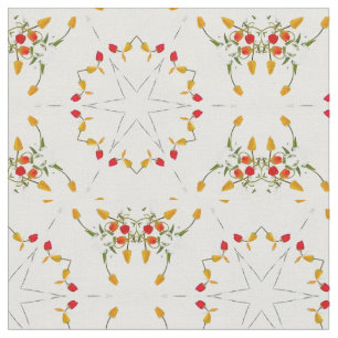 Tissu Élégant floral Vintage