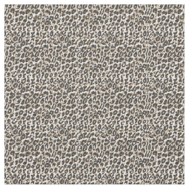 Tissu Élégant léopard poster de animal motif (Fermer)