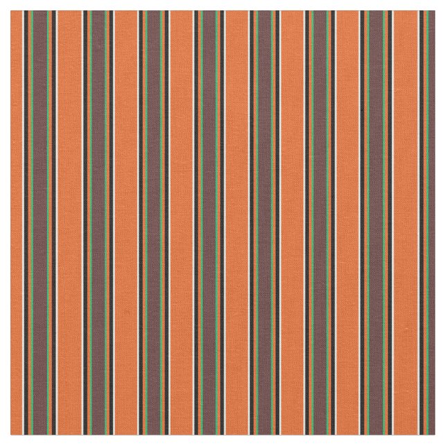 Tissu Elégant motif à rayures tendance l Orange (Fermer)