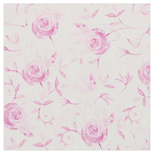 Tissu Élégant Motif de rose florale (Fermer)