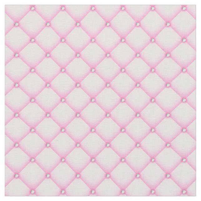 Tissu Élégant Plaid Rose Matelassé (Fermer)