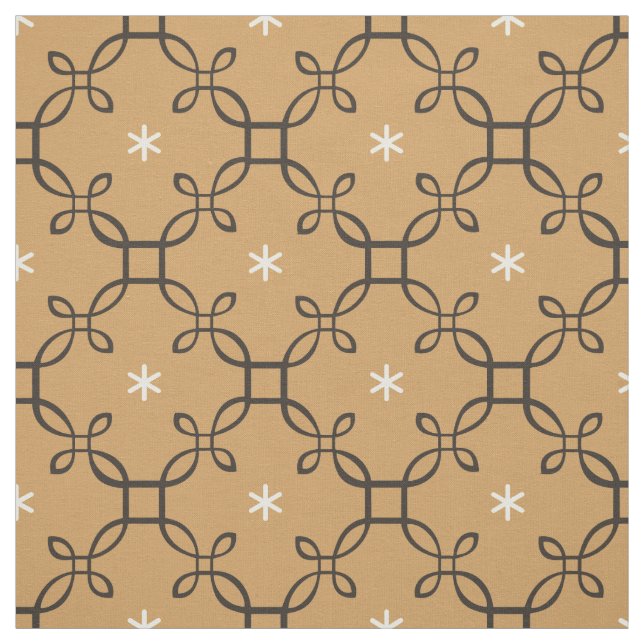 Tissu Élégant quatrefoil vintage Beethoven musique CC072 (Échantillon)