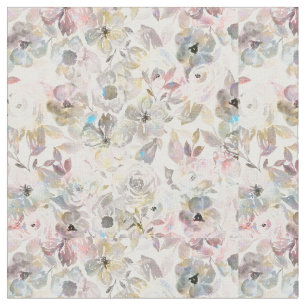 Tissu Elégant rose gris blanc