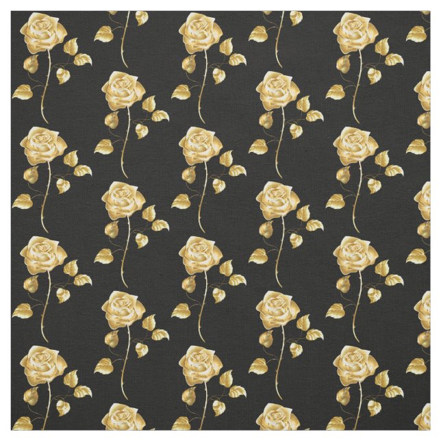 Tissu Élégant Rose or sur Arrière - plan noir (Échantillon)