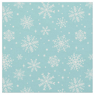 Tissu Élégant Snowflakes blanc sur l'arrière - plan ment