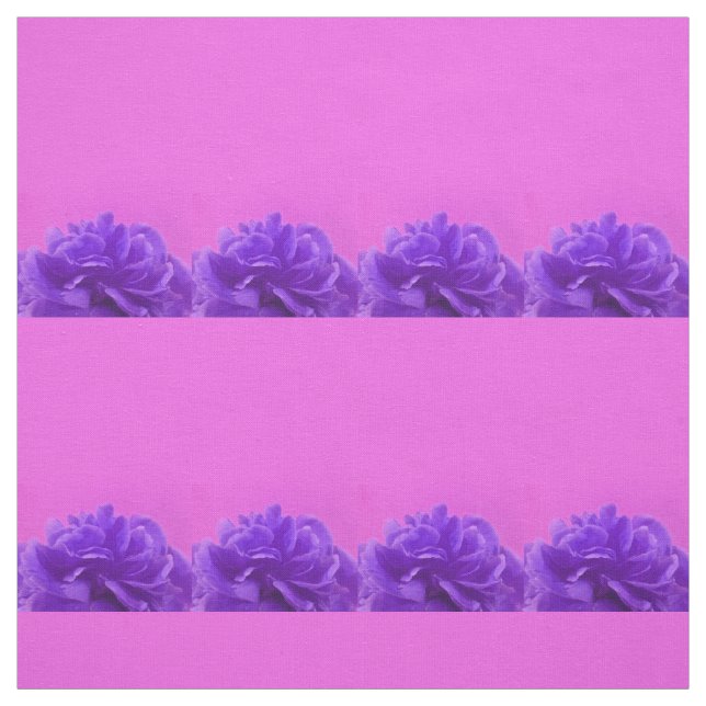 Tissu Élégant violet floral (Échantillon)