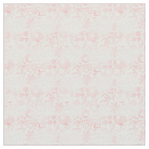 Tissu Élégante Rose Gold Flowers Formes Motif