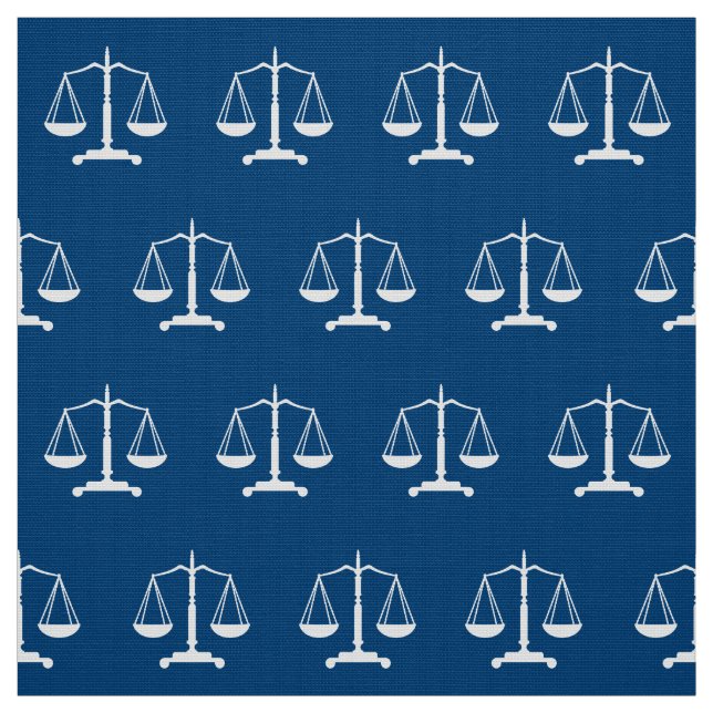 Tissu Élégantes échelles de justice| Avocat (Échantillon)