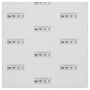 Tissu Éléments de mots de Tableau périodique de chimi