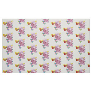Tissu Éléphant bébé drôle
