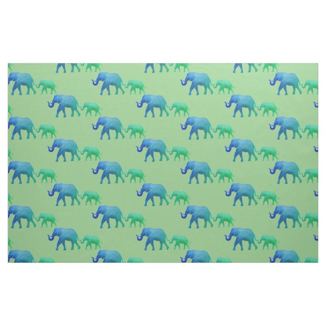 Tissu Eléphants Design Fabric (Fat Quarter)