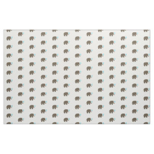 Tissu Éléphants Fantaisistes