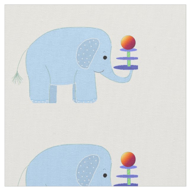 Tissu Éléphants lunaires (Fermer)