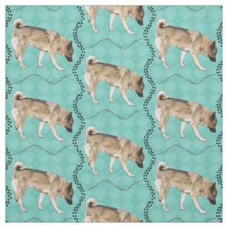Tissu Elkhound Art