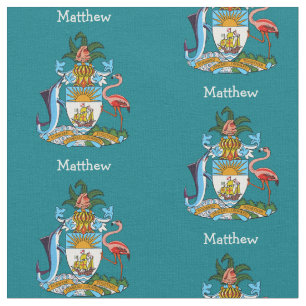 Tissu Emblème Personnalisé Du Manteau Bahama