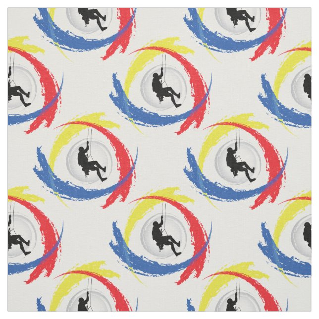 Tissu Emblème tricolore d'alpinisme (Échantillon)