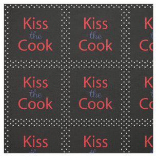 Tissu Embrasse le cuisinier