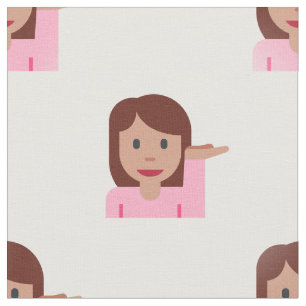 tissu émoji femme
