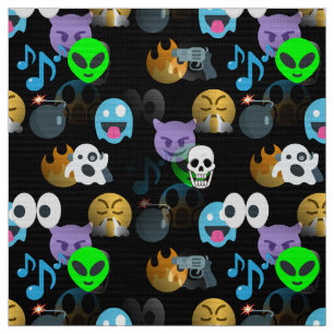 tissu émoji halloween
