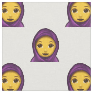 tissu émoji hijab