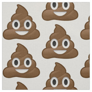 tissu émoji poop