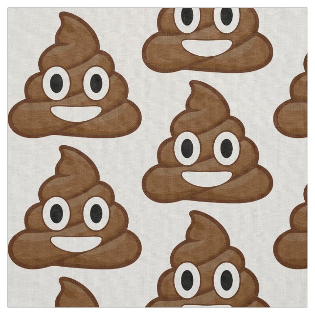 tissu emoji poop drôle (Échantillon)