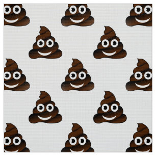 tissu emoji poop drôle