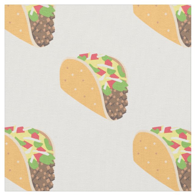 tissu émoji taco (Fermer)
